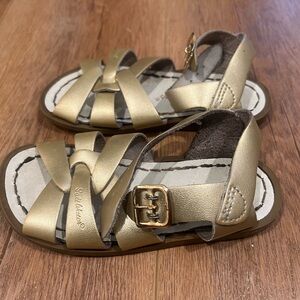 Salt Water Gold Sandals